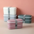 thumbnail image 3 of Kaireo Boîte à Lunch pour Enfants à Double Couche, Boîte Bento Réfrigérateur Boîte de Conservation des Aliments Boîte à Lunch pour Enfants à Double Couche Boîte Bento Portable Conteneur de Stockage des Aliments Dîner, 3 of 5