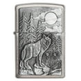 thumbnail image 4 of Zippo Timberwolves Brushed Chrome Pocket Lighter, 4 of 6