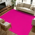 thumbnail image 3 of Rose Pink Area Rugs 5x8 for Living Room, Farmhouse Solid Pink Color Modern Art Non Slip Washable Rug Runner, Low Pile Indoor Floor Carpet Mat Bathroom Rugs for Bedroom, Kids Room, 3 of 9