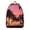 Ocean Sunset wit, variant on Kawaii Donut Lover School Backpack, Colorful Doughnut and Coffee Pattern Lightweight Travel Backpack for Daily Commuting and Travel