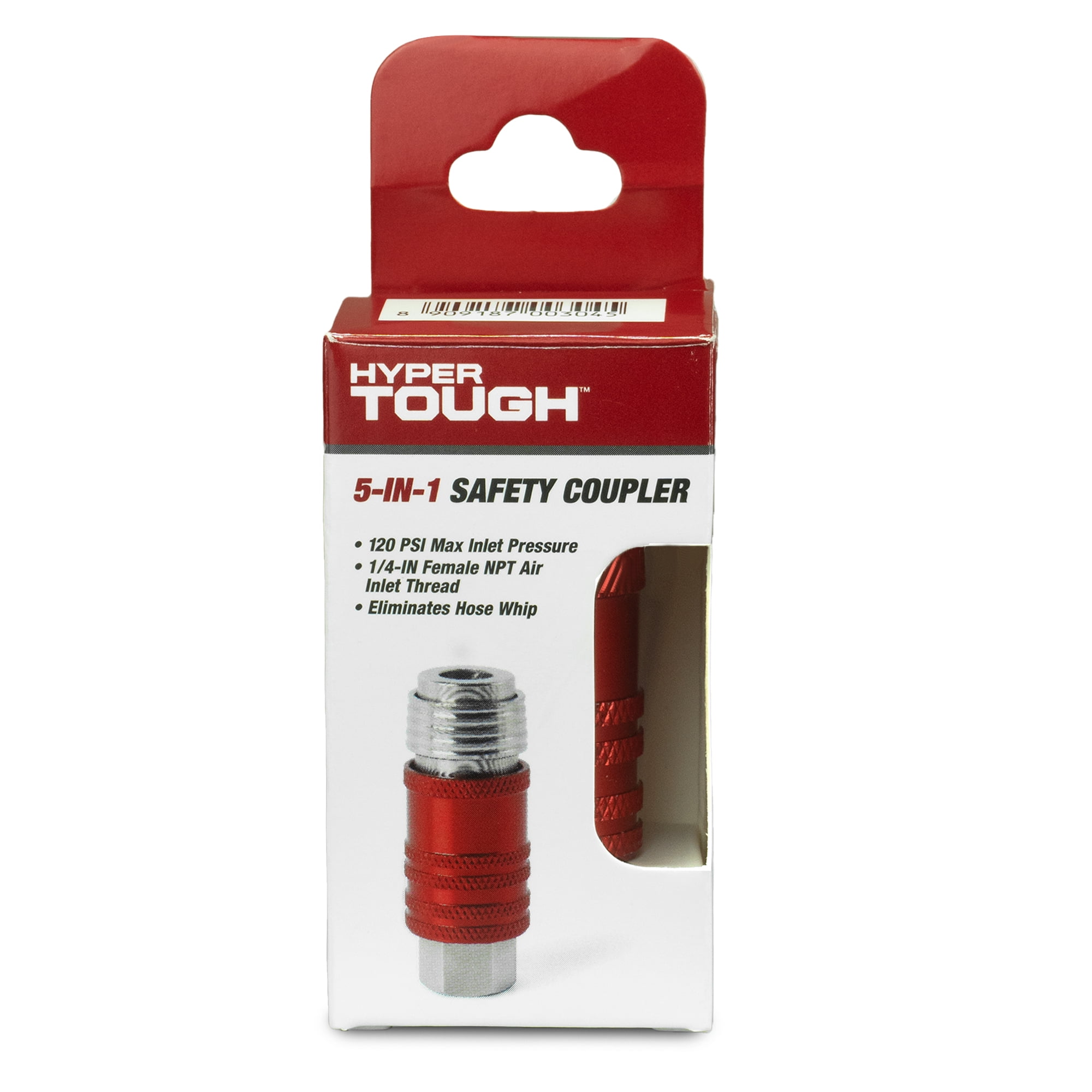 Hyper Tough 5-in-1 Coupler for Automotive Tools with Safety Features