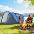 thumbnail image 2 of Outsunny 4 Person Camping Tent Automatic Pop Up Tent with Carry Bag Doors, 2 of 10