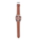 thumbnail image 1 of Reloj de pulsera redondo analógico de cuarzo para mujer y niña de moda (café), 1 of 8