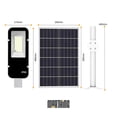 thumbnail image 3 of Lampara Led Solar Luminaria Suburbana Alumbrado Publico 200w, 3 of 9