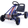 thumbnail image 1 of Costway Go Kart Racing para Niños Coche de Pedal con Ruedas de Goma Embrague y Freno 99 x 59 x 61 cm Azul, 1 of 7