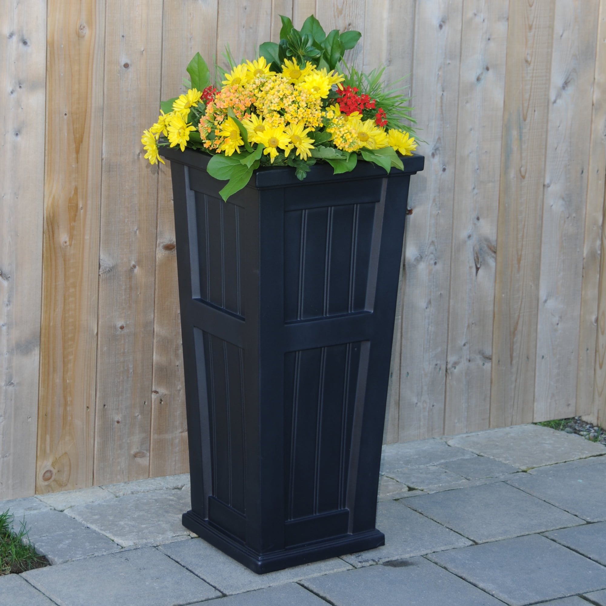 Cape Cod Tall Planter Black by Mayne Inc.