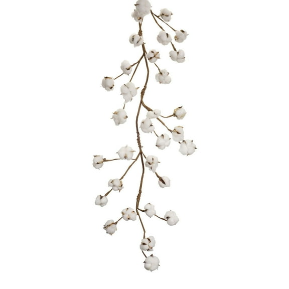 Contemporary Home Living Set of 2 Rustic and Earthy White and Brown Branch Garland 66"