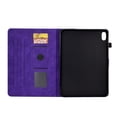 thumbnail image 3 of Jiahe Cover For iPad 10th Generation 2022 10.9 inch,Rugged Shockproof Emboss Flower Pattern Auto Wake/Sleep Card Slot,Purple, 3 of 9