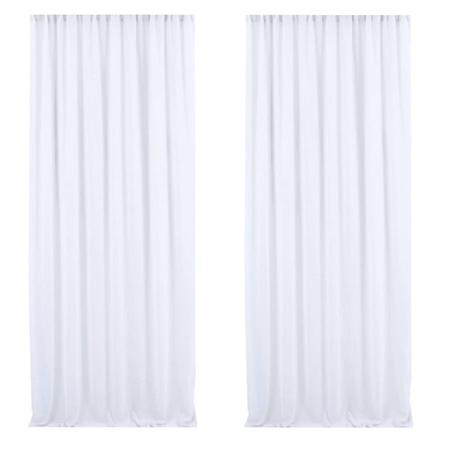 Weiweiguan 2pcs Simple Wedding Party Draperies Stage Draperies Engagement Party Draperies