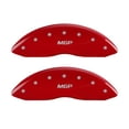 thumbnail image 2 of MGP 4 Caliper Covers Engraved Front & Rear MGP Red finish silver ch, 2 of 6