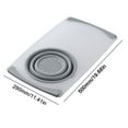 thumbnail image 3 of NWOKYZGH Over the Sink Cutting Board with Collapsible Colander, 2-In-1 Sink Drainer Board Anti-Slip Cutting Board and Detachable Draining Basket Plastic and Rubber, 3 of 9