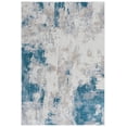 thumbnail image 2 of SAFAVIEH Bayside Everard Abstract Polyester Area Rug, Blue/Gray, 9' x 12', 2 of 12