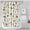 White-115, variant on Fairy Tale Mushroom Boho Shower Curtain, Waterproof Polyester Fabric with Hooks, Machine Washable Botanical Mushroom and Magical Forest Mushrooms Bathroom Shower Curtain