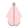 thumbnail image 3 of SHIXIAOO Poncho de Pluie pour Adultes Unisexe Long Imperméable Extérieur avec Capuche Matériau PU Léger à la Mode pour Cyclisme Randonnée Voyage Veste de Planche à Neige Isolée Femmes Capuche Femmes, 3 of 4