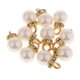 thumbnail image 1 of 10 piezas de abalorios de perlas de imitación de ABS a la moda, de de imitación para DIY, collar, , pendientes, fabricación 8mm Baoblaze Colgantes de encantos de perlas, 1 of 8