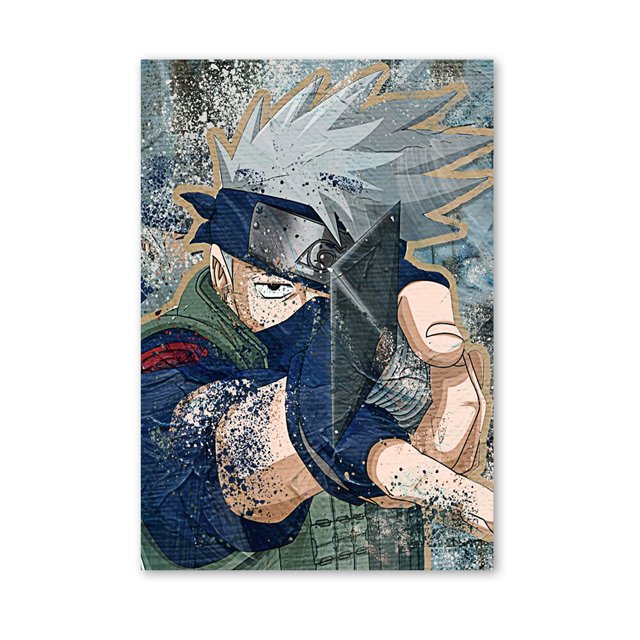 New Naruto Poster Kakashi Sasuke Itachi Uchiha Akatsuki Anime Character Canvas Art Painting for Modern Home Decoration Aesthetic40X50cm Unframed Gao Jinjia LED