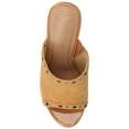 thumbnail image 5 of Journee Womens Yari Platform Espadrille Wedge Sandals, 5 of 10