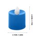 thumbnail image 3 of Isvgxsz Pumpkin Tea Lights,12 Pack Halloween Candles Battery Operated LED Tealight,Led Flickering Orange Pumpkin Tealights,Flameless Candles for Thanksgiving Decoration,Party,Christmas Lights, 3 of 5
