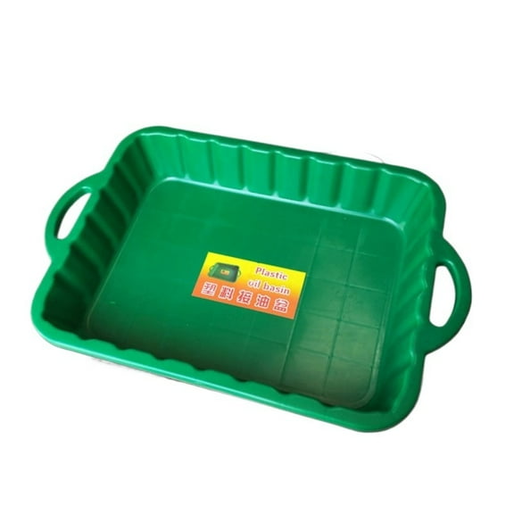 Rectangle Oil Drip Pan Large Capacity Engine Oil Drain Pan for Truck Motorbike Vehicle Plastic Oil Receiving Basin