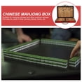 thumbnail image 3 of KAKOWELY Chinese Mahjong Box Traditional Mahjong Tiles Storage Box Empty Rectangle Storage Box,8.66X"X5.91"X1.57", 3 of 4