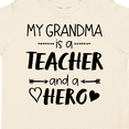 thumbnail image 4 of Inktastic My Grandma is a Teacher and a Hero Boys or Girls Toddler T-Shirt, 4 of 5