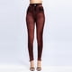 thumbnail image 3 of Leggings elásticos de cintura alta con estampado de rayas imitación denim para mujer - Pantalones térmicos de poliéster para senderismo y yoga para todas las estaciones, 3 of 7