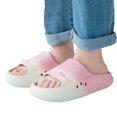 thumbnail image 3 of LNMQLPDBS Beach Shoes Summer Gradient Color Bathroom Slipper Sandals Boys and Girl Slippers Indoor and Outdoor Non Slip Breathable Soft Sole Shoes Toddler Kids Sandals Pink 3.5-4 Years, 3 of 6