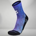 thumbnail image 3 of Zensah Abstract Fade Socks (Mini Crew) M / Purple, 3 of 3
