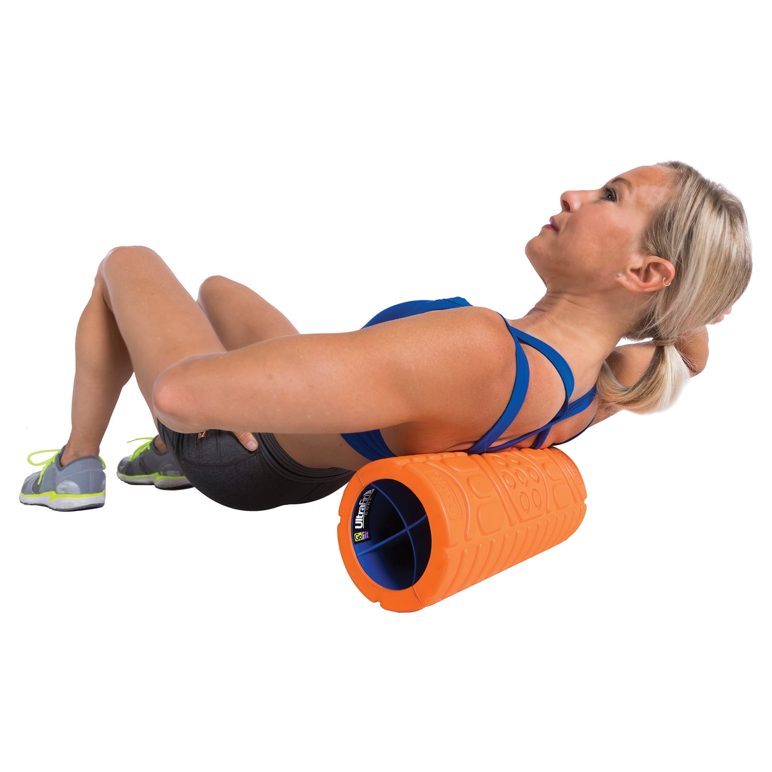 GoFit 13-In. Go Roller with UltraFin Core, Orange, GF-FR13-ORNG