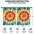 thumbnail image 2 of Blackout Kids Curtains,Rainbow Tie Dye Mandala Pattern Childrens Insulated Curtains Set Of 2,Bedroom Essentials,Toddler Room Decor 42"x54", 2 of 5