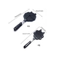 thumbnail image 3 of Waffle Pan Waffle Maker Cakes Maker Kitchen Baking Accessories Double Side Aluminum Alloy Material for Kitchen Baking, 3 of 11