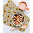 thumbnail image 3 of Brown Yellow Sunflower Kitchen Dish Towels for Drying Dishes Set of 3, Summer Botanical Farmhouse Floral Waffle Weave Microfiber Hand Tea Bathroom Towels Quick Dry & Absorbent Towel 12x12, 3 of 7