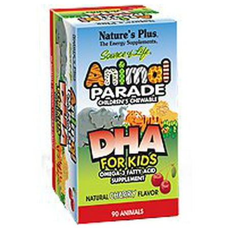 Animal Parade DHA Natural Cherry Nature's Plus 90 Chewable