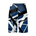 thumbnail image 5 of Men Swim Trunks Swimming Shorts Swimwear Bathing Suits Quick Dry With Mesh Lining Blue XXXL, 5 of 5