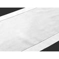 thumbnail image 3 of CleverDelights White Hemstitch Table Runner - 16 x 120 Inch - 55/45 Linen Cotton Blend, 3 of 3