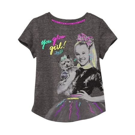 JoJo and Bow Bow Studded Graphic T-Shirt (Little Girls & Big (Best Shirt To Wear With A Bow Tie)