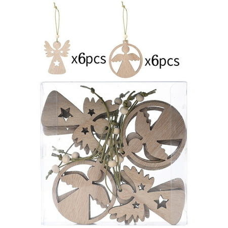 

Veki Pendants Embellished Christmas Gift Ornaments With Wooden Wooden Tags Home Decor Window Decorations Hanging Lights