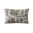thumbnail image 5 of Plutus Brands Blue Amazonian Floral Luxury Throw Pillow-Size:24" x 24", 5 of 9