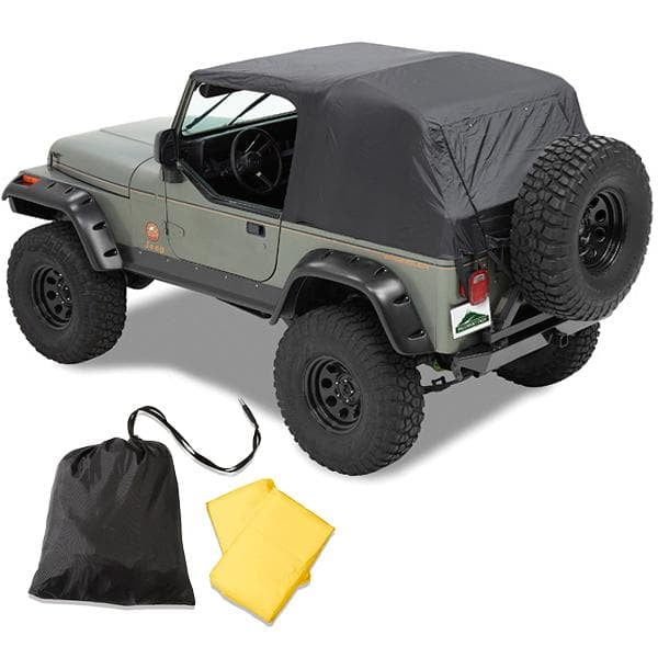 Jeep Pavement Ends Emergency Top With Storage Sack And Rain Ponchos,  Exterior Car Parts | 1997-2006 Wrangler TJ, 56812-01 
