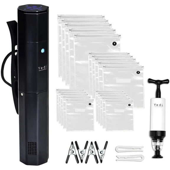 Yedi Infinity Sous Vide, Powered by Octcision Technology,  Color Black,  Features Deluxe Accessory kit