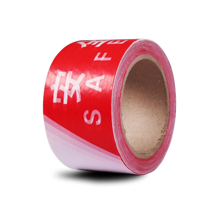 Alextreme 100m Disposable Safety Cordon Warning Strip Red White Runway