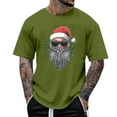 thumbnail image 1 of Tops para hombre, blusas y camisas de manga corta con cuello redondo para hombre, camiseta informal con cuello redondo y estampado para hombre, blusa de manga corta, blusa de poliéster para hombre, 1 of 4