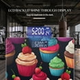 thumbnail image 3 of Digital Bathroom Scale with Large LCD Display,High Capacity Scale 400 lbs High Precision body fat scale-Cupcakes Pattern With Colorful Cupcakes, 3 of 4