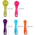 thumbnail image 5 of Juego de cinco cucharas medidoras, 5 piezas en 5 colores. Cuchara medidora, taza medidora de plástico. Horneado, horneado, medición., 5 of 5