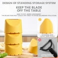 thumbnail image 5 of Wovilon Potato Peelers Household Fruit Vegetable Peeler Anti-Splash Skin Scraping Knife With Storage, 5 of 8