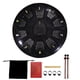 thumbnail image 1 of Tongue Drum 6 pulgadas Acero 11 Tune Hand Pan Tank con mazos (DBlack), 1 of 8