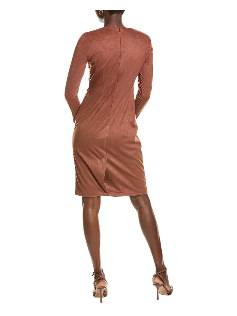 nicole miller brown dress Nicole Miller