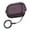 Purple, variant on for Airpods 2nd Gen / 1st Gen Music Headset Earphone Case with Secure Lock, Soft Silicone Hard PC Shock-Absorbing for AirPods 1/2 Case Skin Touch with Keychain, Front LED Visible, Purple