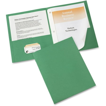 - Avery Two-Pocket Folder, Prong Fastener, Letter, 1/2