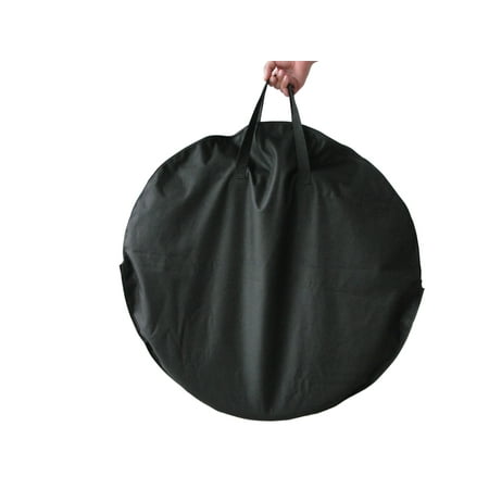 Fire Sense Fire Pit Round Steel with Folding Legs Included Carrying Bag & Screen Lift Tool Black 29"